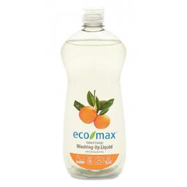Solutie spalat vase, cu portocale si aloe vera, Ecomax, 740 ml