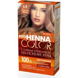 Vopsea de par permanenta fara amoniac Henna Color 6.0 Blond Natural  , FITO COSMETIC, 115 ml