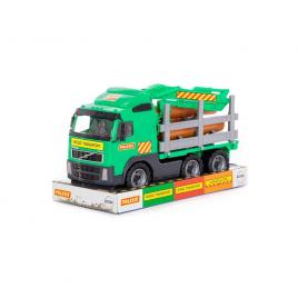 Camion cu lemne - volvo powertruck 45x19x25 cm wader