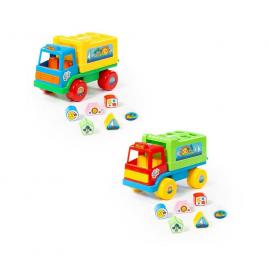 Camion educativ+forme 26x16x17 cm cavallino