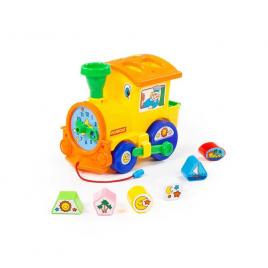 Locomotiva educativa+forme 22x14x18 cm cavallino