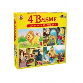 Puzzle 4 basme mari 12 24 42 56