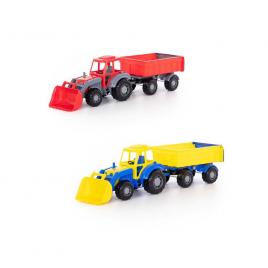 Tractor cu remorca si incarcator - altay 67x17x18 cm polesie