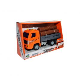 Camion frictiune cu baterii + lemne
