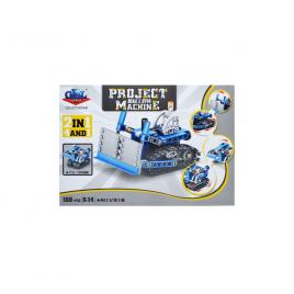 Cuburi constructii 2:1 vehicule 168 piese