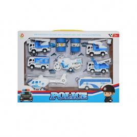 Play set politie - vehicule + containere