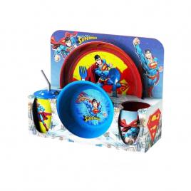 Set vesela+tacamuri superman 30x11x28cm