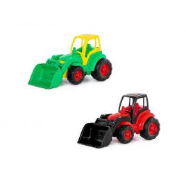 Tractor cu incarcator - champion 48x22x26 cm polesie