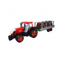 Tractor cu remorca si lemne 77 cm