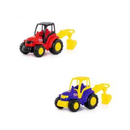 Tractor-excavator - champion 36x22x31 cm polesie