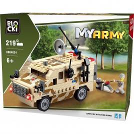 Blocki my army vehicul militar scut 219 piese