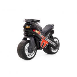 Motocicleta fara pedale mx-on neagra 70x30x493 cm polesie