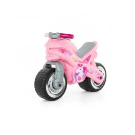 Motocicleta fara pedale mx-on roz 70x30x493 cm polesie