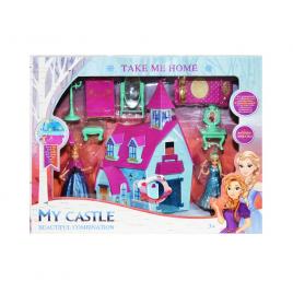 Castel muzical cu 2 figurine + accesorii