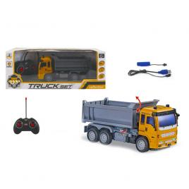 Camion rc cu lumina 19.5x9x7 cm