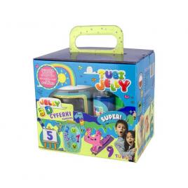 Set tubijelly 6 culori + acvariu mic - numere - tuban