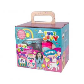 Set tubijelly 6 culori + acvariu mic - unicorn - tuban