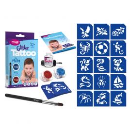 Set tatuaje cu sclipici plucky