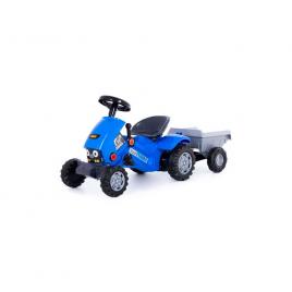 Tractor turbo 2 cu pedale + remorca 78x44x55 cm polesie