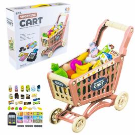 Carucior cumparaturi + accesorii 42x24x47 cm