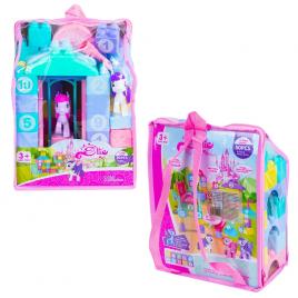 Cuburi constructii + figurina unicorn 50 piese