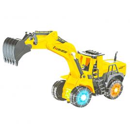 Excavator cu frictiune lumina/sunet 29x11x11 cm