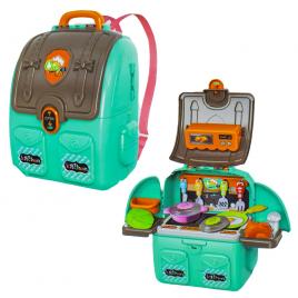 Play set bucatarie in ghiozdanel pentru baieti