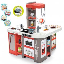 Bucatarie smoby tefal studio xxl bubble gri cu rosu