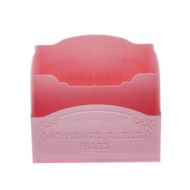 Organizator pentru pile si pensule, pink