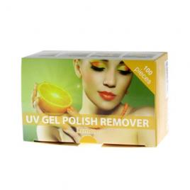 Pliculete cu soak off remover, lamiie, 100 buc