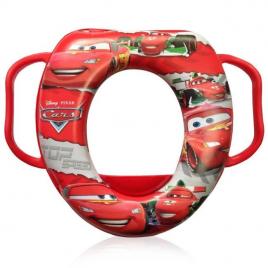 Reductor moale pentru toaleta cu manere, lorelli, cars red