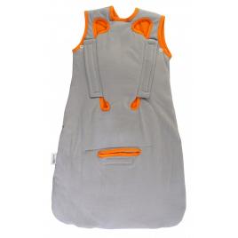 Sac de dormit multifunctional grey orange zoo animal travel 0-3 luni 2.5 tog