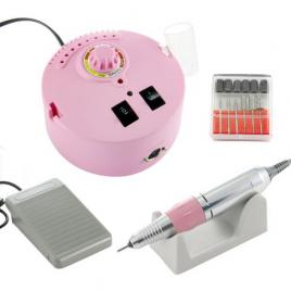 Freza electrica Global Fashion ZS-605, 35000 PRM, 65W, pink