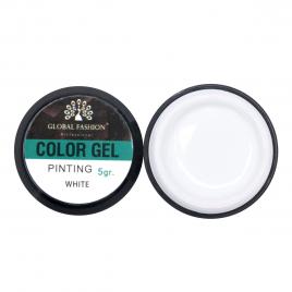 Gel color alb Global Fashion 5 gr