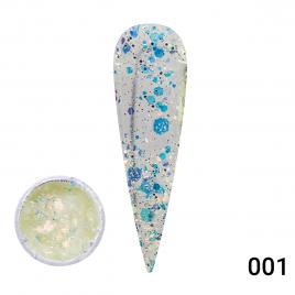 Gel color cu sclipici, Diamond Painting Glitter Gel 5 gr 01