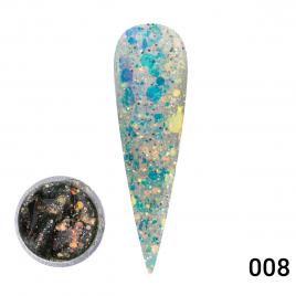 Gel color cu sclipici, Diamond Painting Glitter Gel 5 gr 08