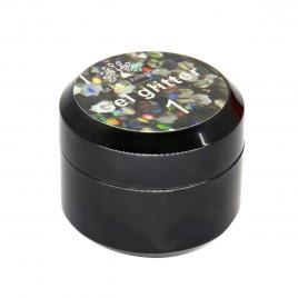 Gel color cu sclipici, Glitter 5 gr 01