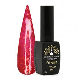 Oja semipermanenta Shine Spectrum Red, 8 ml 05