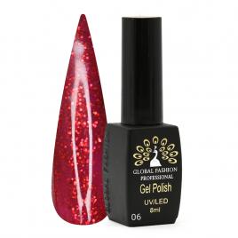 Oja semipermanenta Shine Spectrum Red, 8 ml 06