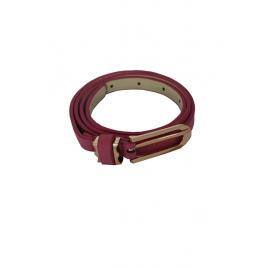 Curea subtire, texturat, Dark Pink, ZB0004