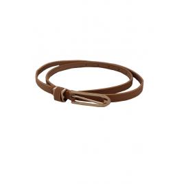 Curea subtire, texturat, Light Brown, ZB0004