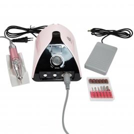 Freza electrica Global Fashion ZS-711, 35000 RPM, 65W, pink