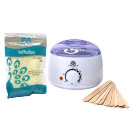 Set incalzitor de ceara + ceara 100gr + 10 spatule