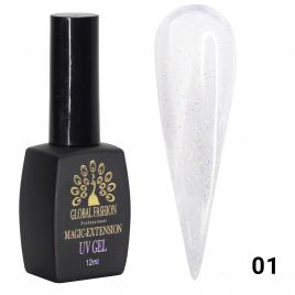 UV Gel Magic Extension 12 ml, cu glitter, G01