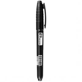Marker permanent, 2 capete, negru, richmann