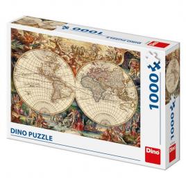 Puzzle - harta istorica (1000 piese)