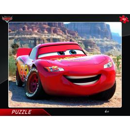 Puzzle cu rama - fulger mcqueen - 40 piese