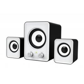 Boxe stereo 2.1 cu conectare usb & jack, putere 5w + 2 x 3w