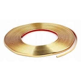 Rola ornament autoadeziv, 4mm x 15m, culoare crom gold