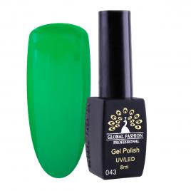 Oja semipermanenta, Global Fashion, London, 8 ml,  Verde 43